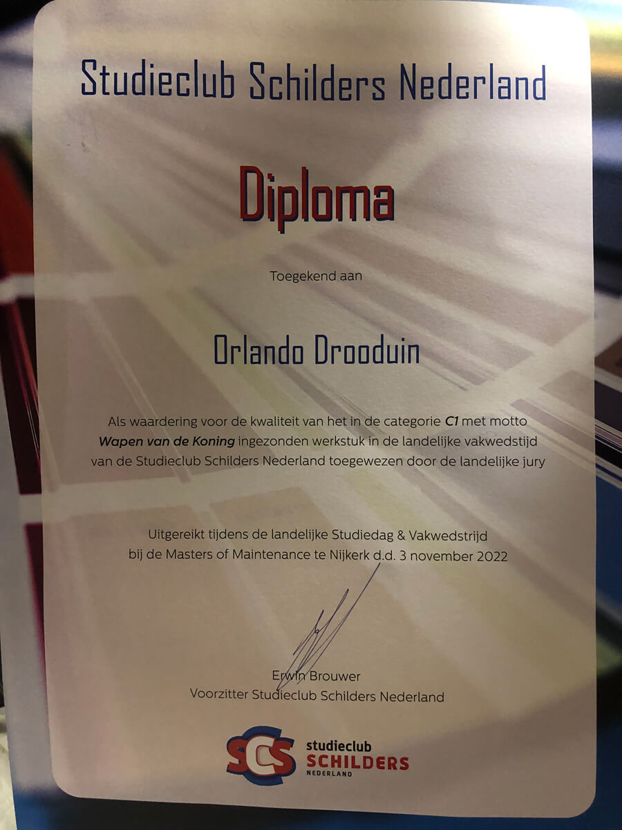 diploma studieclub schilders nederland